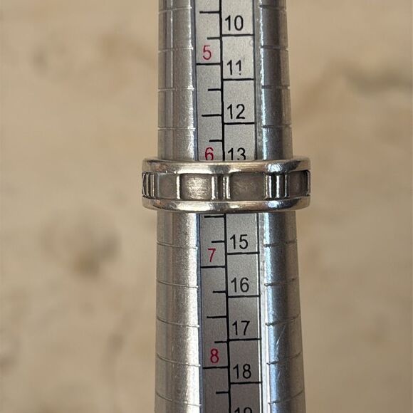 Tiffany & Co. Atlas Ring 925 Sterling Silver Vintage - Picture 7 of 8